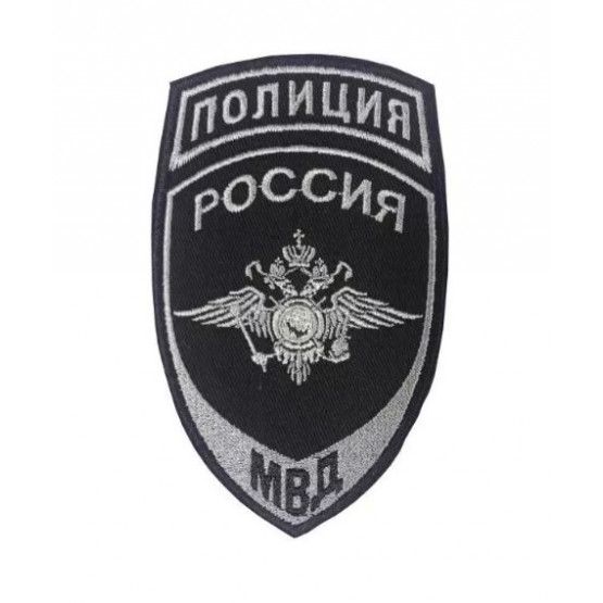Шеврон ОРЕЛ без липучки черный