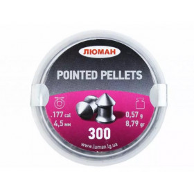 Пули Люман Pointed pellets 4,5 мм 0,57 гр 300 шт