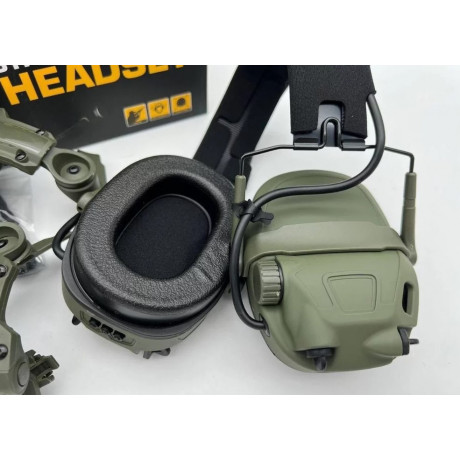 Наушники активные с адаптером 6th gen tactical