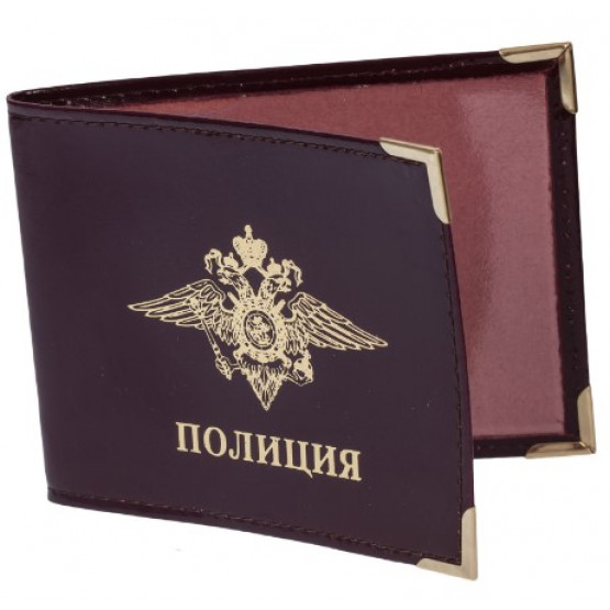 Обложка на удостоверение Полиция