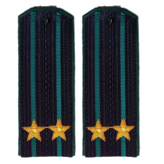 Погоны ФСБ вышитые подполковник картон