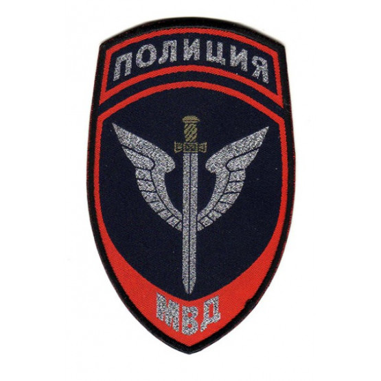 Шеврон Полиция СПЕЦНАЗ с липучкой синий